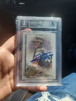 Beckett Witnessed Autograph Frank Thomas