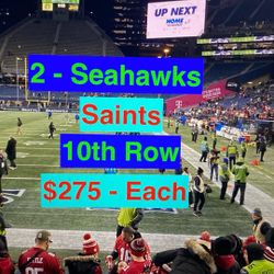 Seahawks Saints Tickets