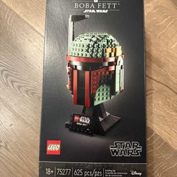 RETIRED! Unopened Lego Star Wars Boba Fett Helmet 75277