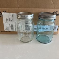 Mason Jars x11, Assorted Colors 