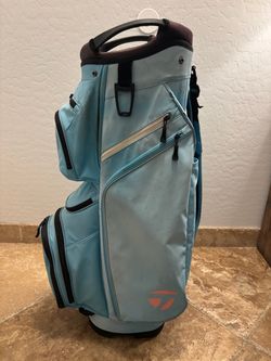 TaylorMade Golf Cart Bag – Light Blue