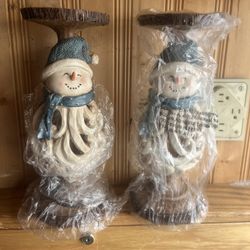 Snow Man Candles Holders❄️☃️
