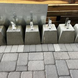 Concrete Blocks With Wood