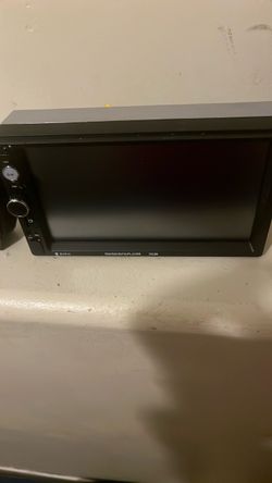 Touch screen radio