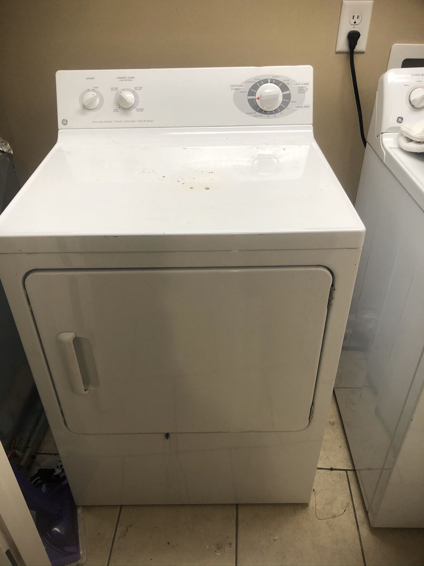ge washer and dryer