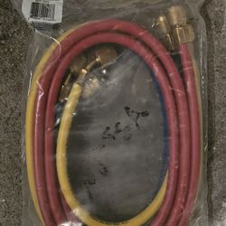 Yellow Jacket  PLUS II 1/4" SealRight Low Loss Anti Blowback Hose Set 72" - 3 Pack
