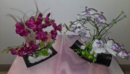 12" (Tall) Faux Purple Orchids ($25 EACH) @ Lasting Creations