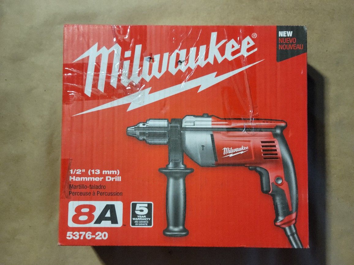 Milwaukee
8 Amp Corded 1/2 in. Hammer Drill Driver