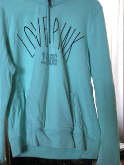 Love Pink Quarter Zip Sweatshirt 