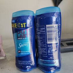 Four pack secret deodorant 09/2025