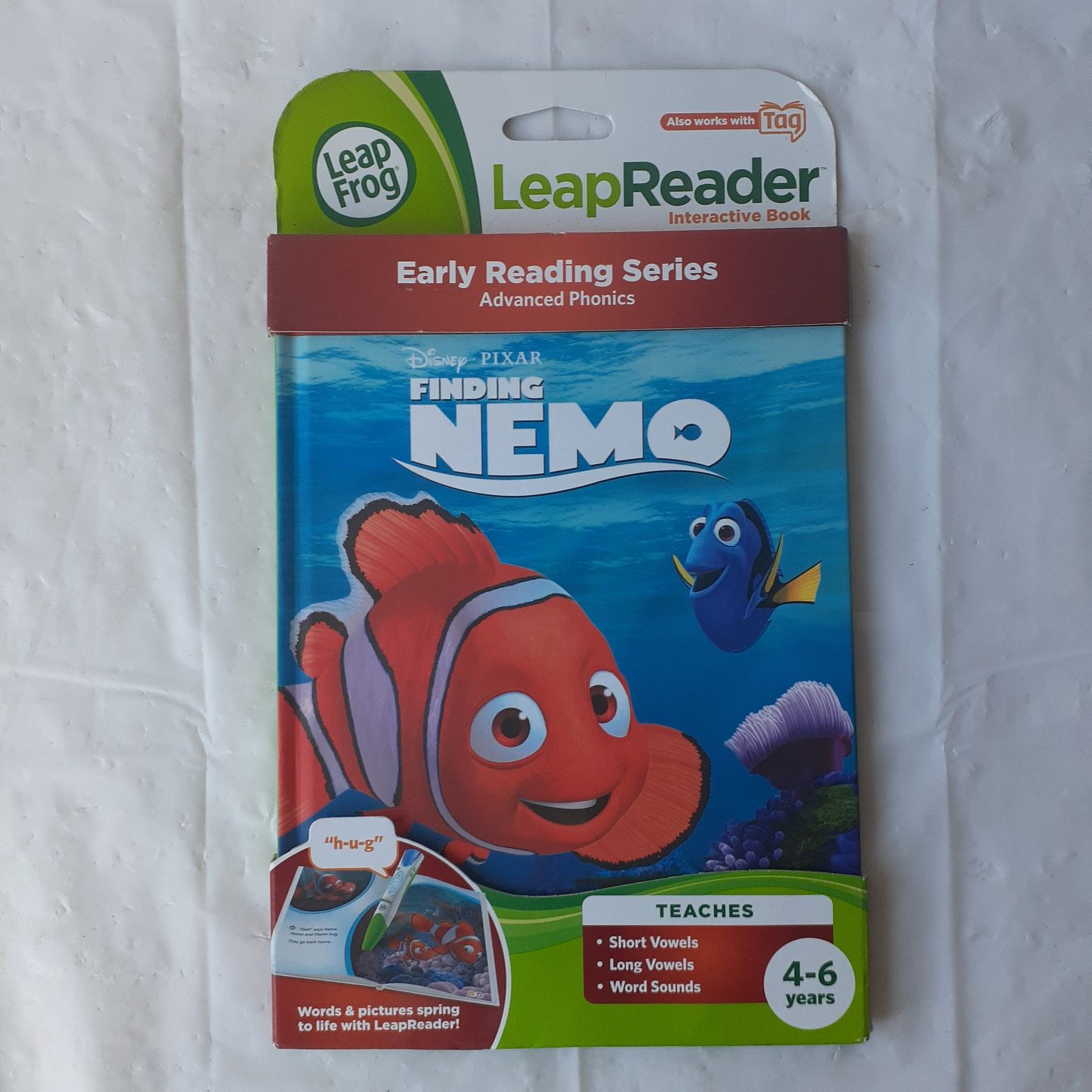 Finding Nemo LeapFrog LeapReader Book Brand New for Kids 4-6 Early Reading School