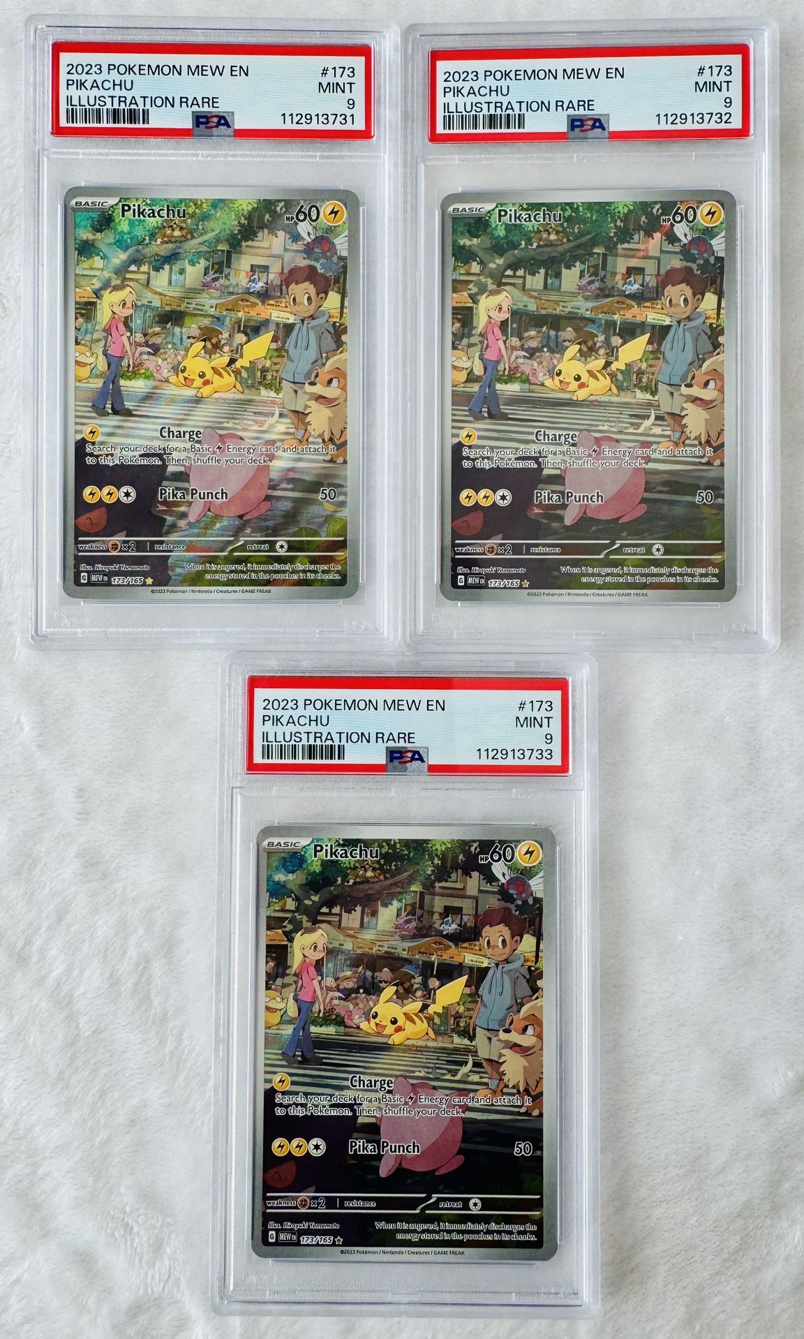 Pikachu Illustration Rare - 2023 Pokemon 151 - PSA 9 Mint [3x Available]