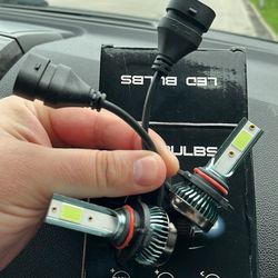 Brand New H11 12000K Ice Blue LED Headlight Bulbs