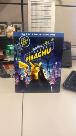 Brand new detective Pikachu Blu Ray + DVD