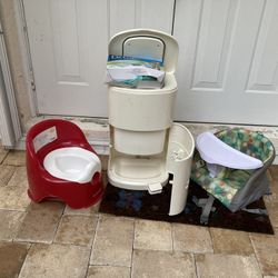 Booster seat, Diaper Pail, Potty seat. Make An Offer