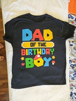 Dad of the Birthday Boy T-Shirt – XL 🎮👕