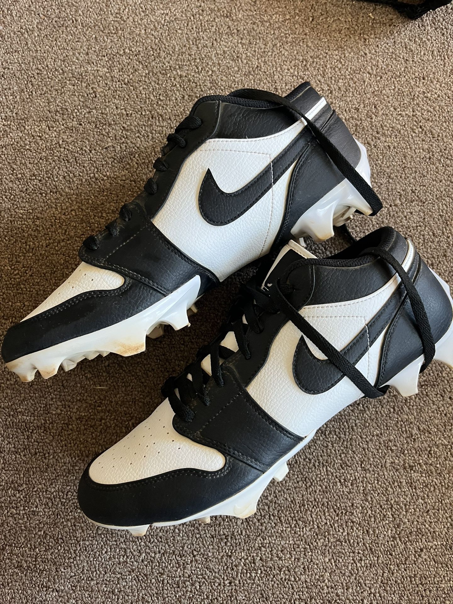 Jordan 1 Cleat Size 12 Panda