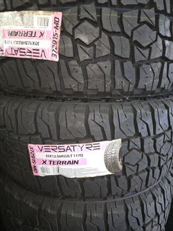 (4) 35x12.50r22 VERSATYRE TIRES 35 12.5 22 INCH A/T AT