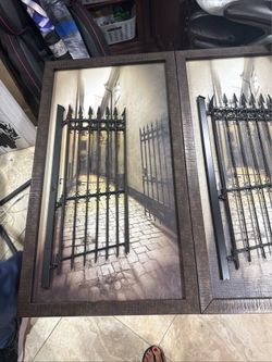 Lot of 2 wall decor