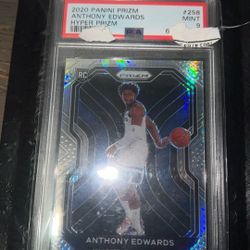 2020 Panini Prizm Anthony Edwards Hyper Prizm