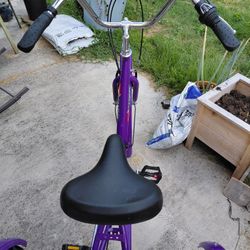 3 Wheel Trike Purple Color With Bike Lock
