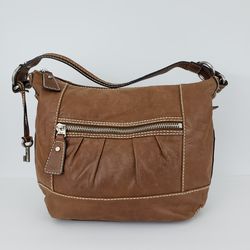 Fossil Leather Satchel