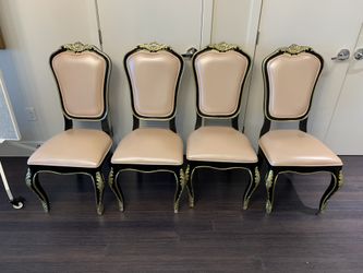4 Chairs! European Style Dining Chairs ($90 Per Chair)