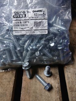Durodyne/Dynamate EZ Bolts 5/16" × 1-1/2"