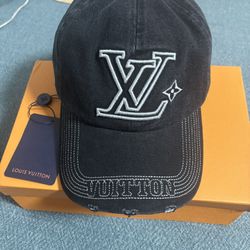 LV denim Washed Cap