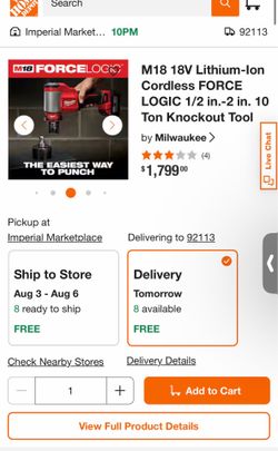 Milwaukee M18 FORCE LOGIC Knockout Tool Kit