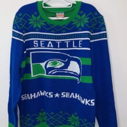 🏈 Seahawks Winter Holiday Sweater –  New!!  (Never Worn)  🏈 $50