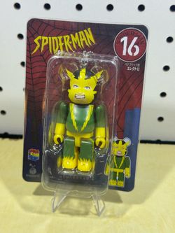 Marvel SPIDER MAN (Electro ) #16 Bearbrick Medicom 100% Keychain Japan