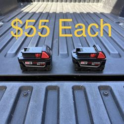 Milwaukee M18 18-Volt 3.0 Ah Lithium-Ion Battery XC Extended Capacity **$55 Each**