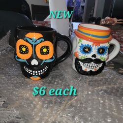 Sugar Skull Mugs
