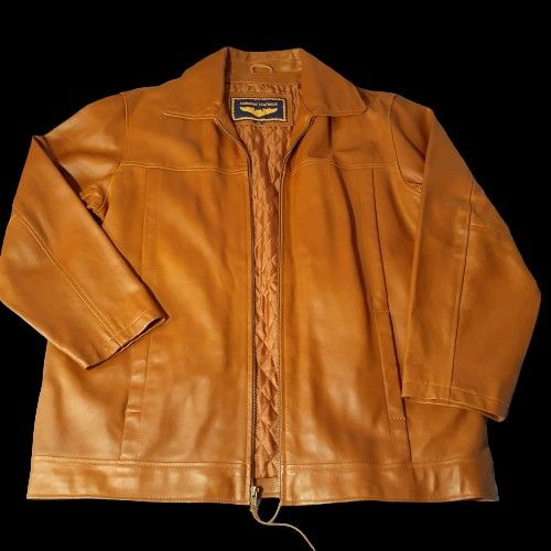 Airborne Leathers Large Mens Leather Jacket