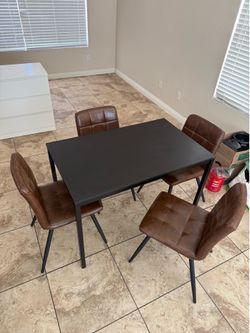 Table and chairs