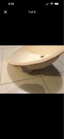 White Ceramic Drop-In Bathroom Sink
