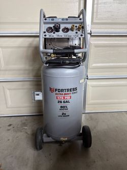 Fortress Ultra Quiet 175 PSI 26 Gallon Air Compressor