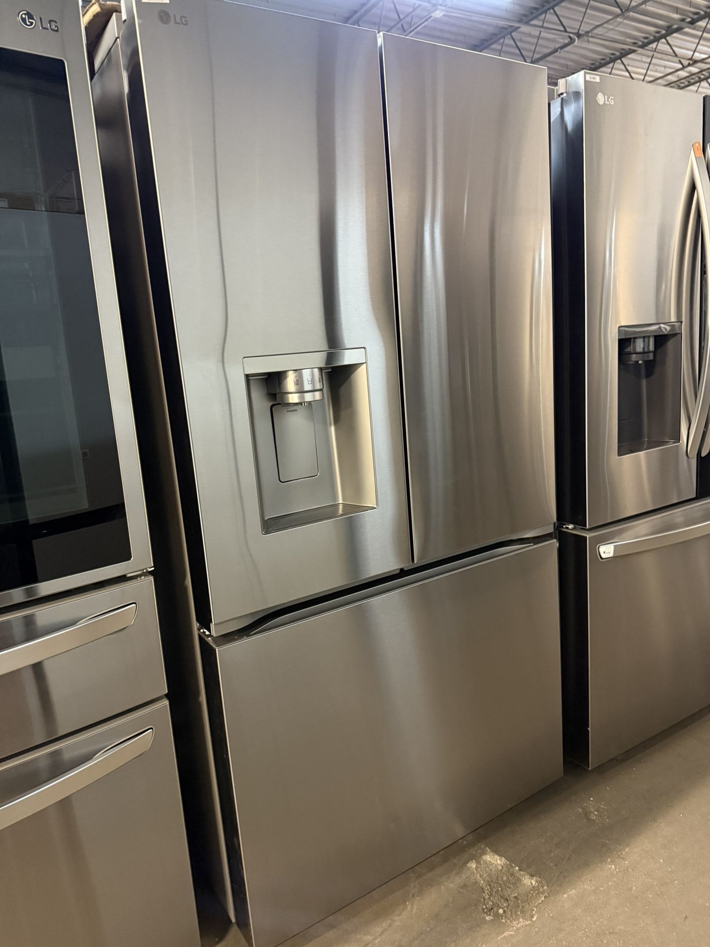 🥶 NEW LG CounterDepth MAX 25.5 CuFt French Door Refrigerator Dual Ice Craft Stainless LRFXC2606S