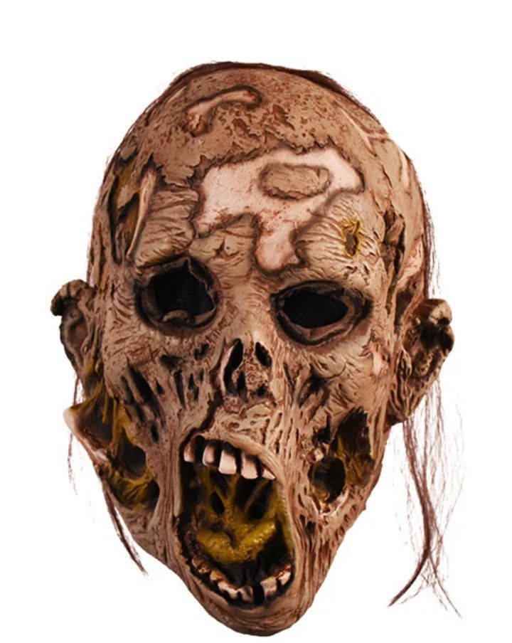 Don Post Studios Classic Rotten Zombie Adult Mask Halloween Haunted House New


