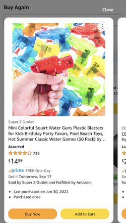 Watergun Pack Of 30 - New
