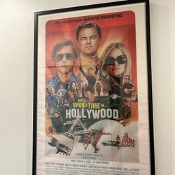 Framed Movie Poster- Once Upon A Time In Hollywood 