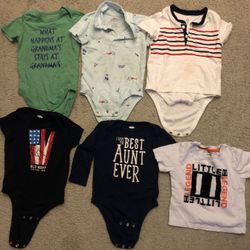 Boys onesies (12-18mo)