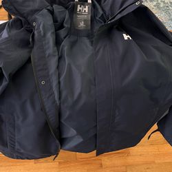 Helly Hansen Dark Blue Waterproof Jacket Men