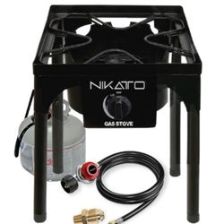 Infiernillo Propane Camping Stove With Stand, Single Burner