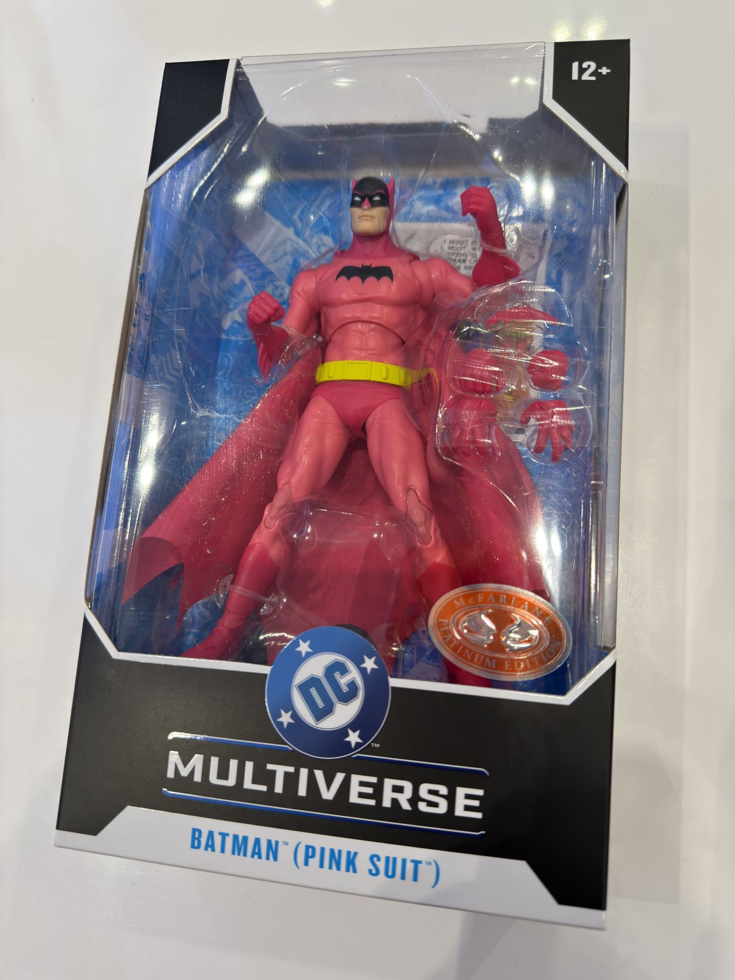 McFarlane DC Multiverse PINK SUIT BATMAN RED PLATINUM EXCLUSIVE