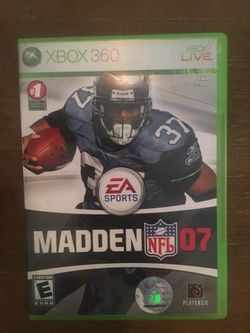 Xbox 360 madden 07