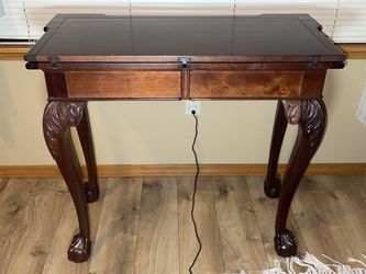 Vintage Folding Solid Wood Table