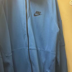 Blue Nike Tech Hoodie/Top