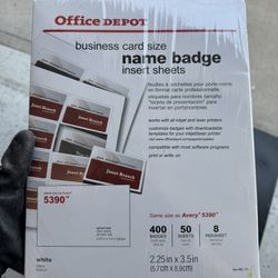 NEW Name Badge Inserts